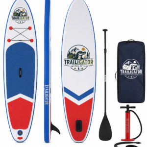 TRAILIGATOR aufblasbares SUP Board 10'6 Komplettset mit Paddel, Rucksack und Sicherheitsleine